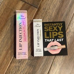 NWT Bundle of Too Faced Lip Injection: Maxium Plump & Extreme